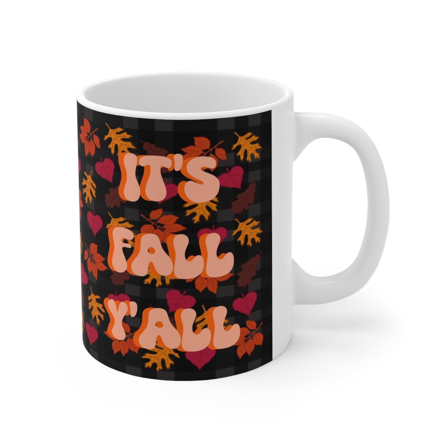 "It's Fall Y'all" Autumn Ceramic Mug 11oz