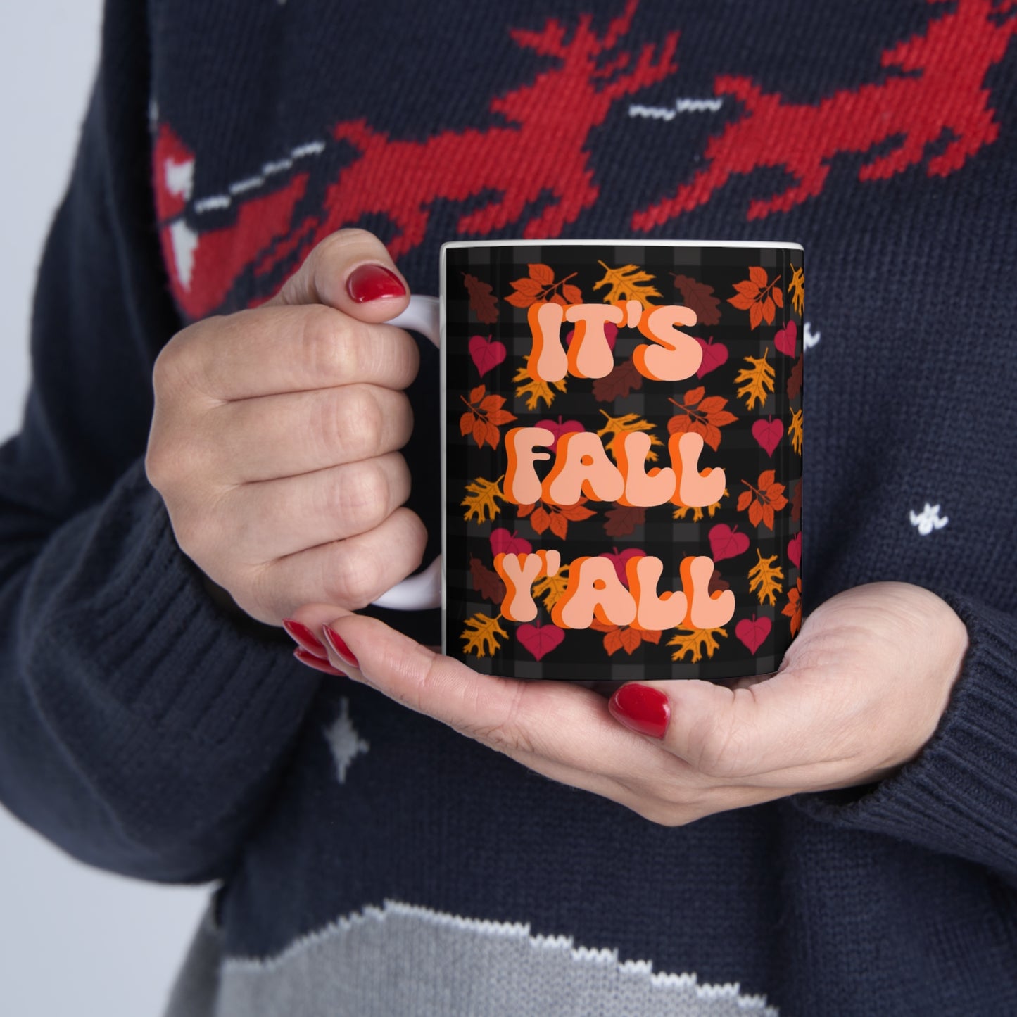 "It's Fall Y'all" Autumn Ceramic Mug 11oz