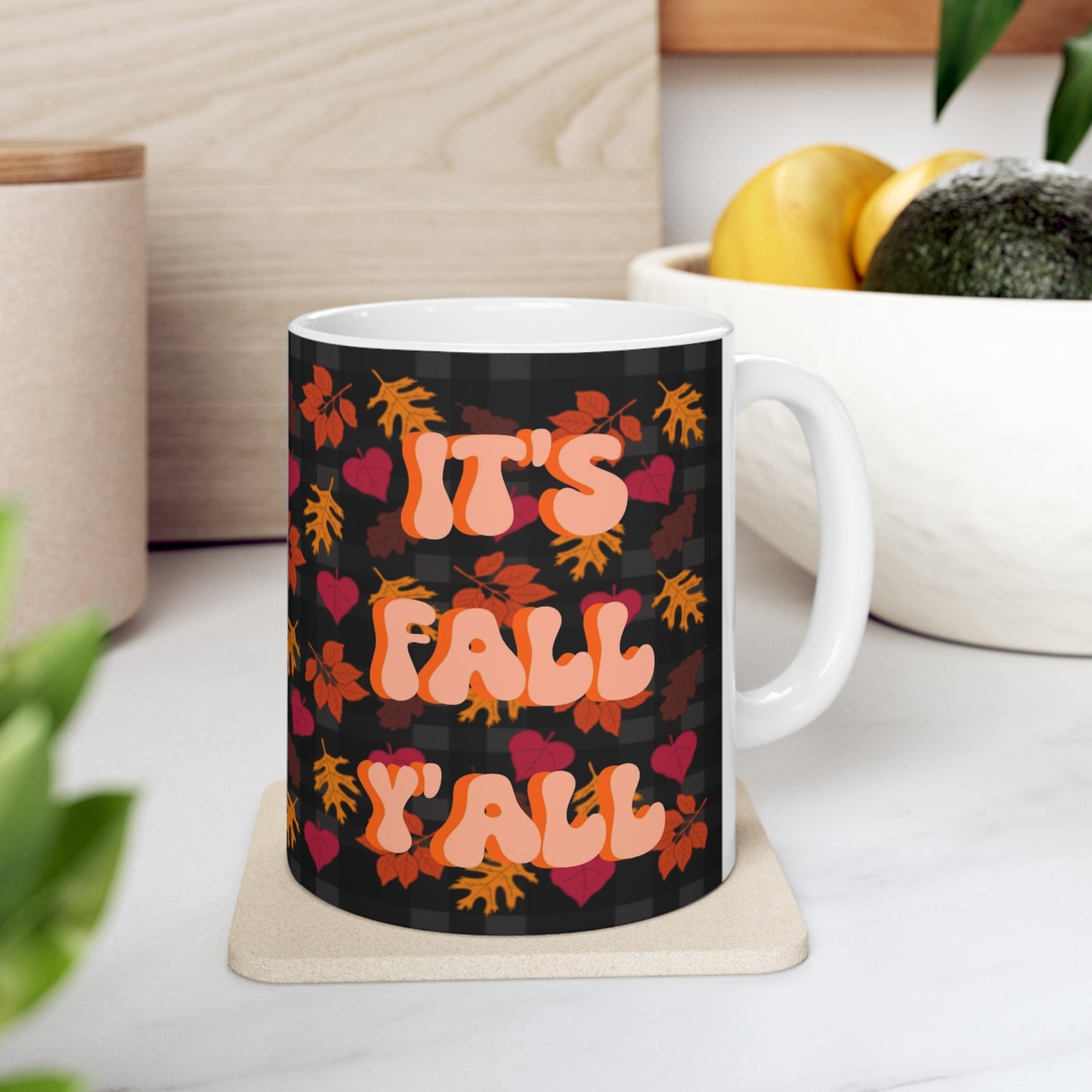 "It's Fall Y'all" Autumn Ceramic Mug 11oz