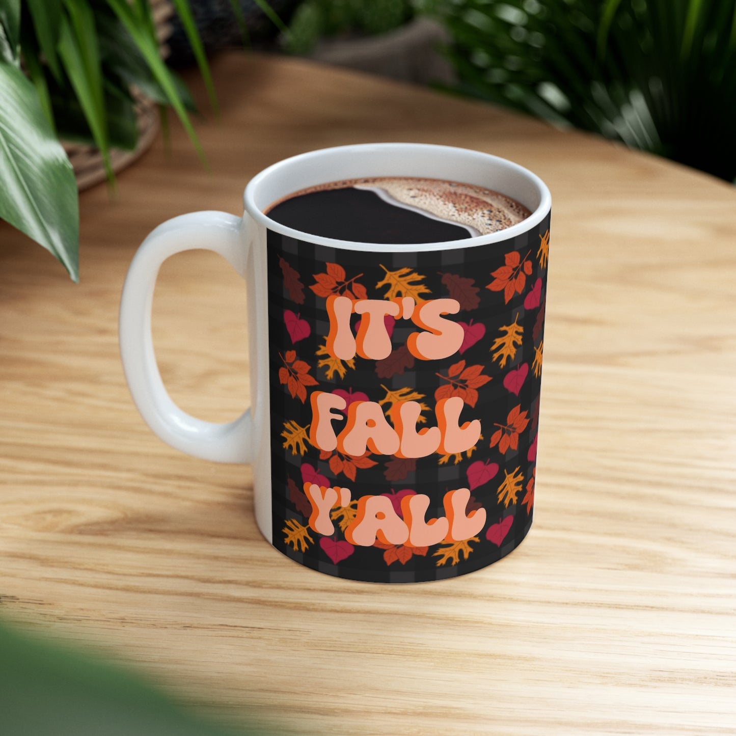 "It's Fall Y'all" Autumn Ceramic Mug 11oz