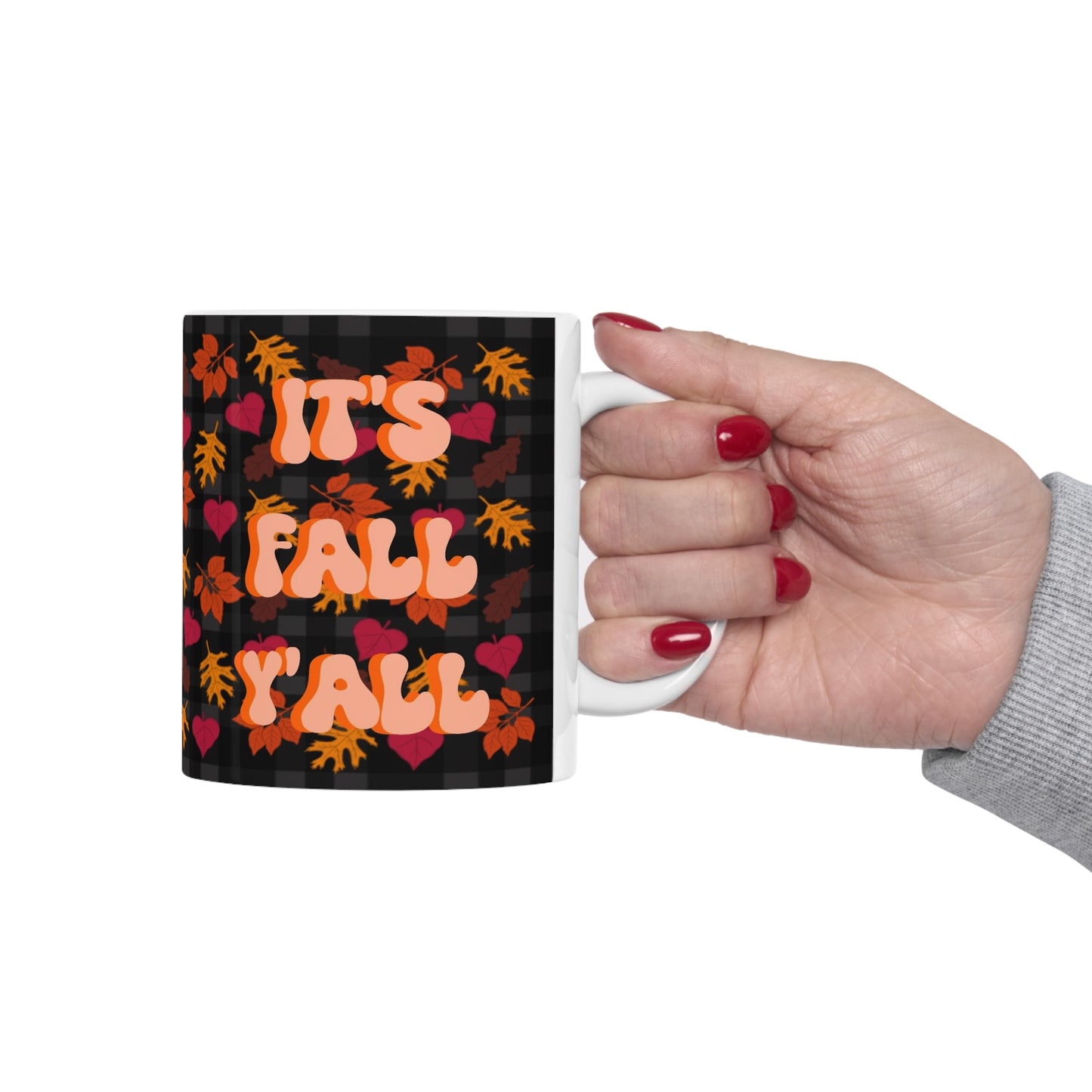 "It's Fall Y'all" Autumn Ceramic Mug 11oz