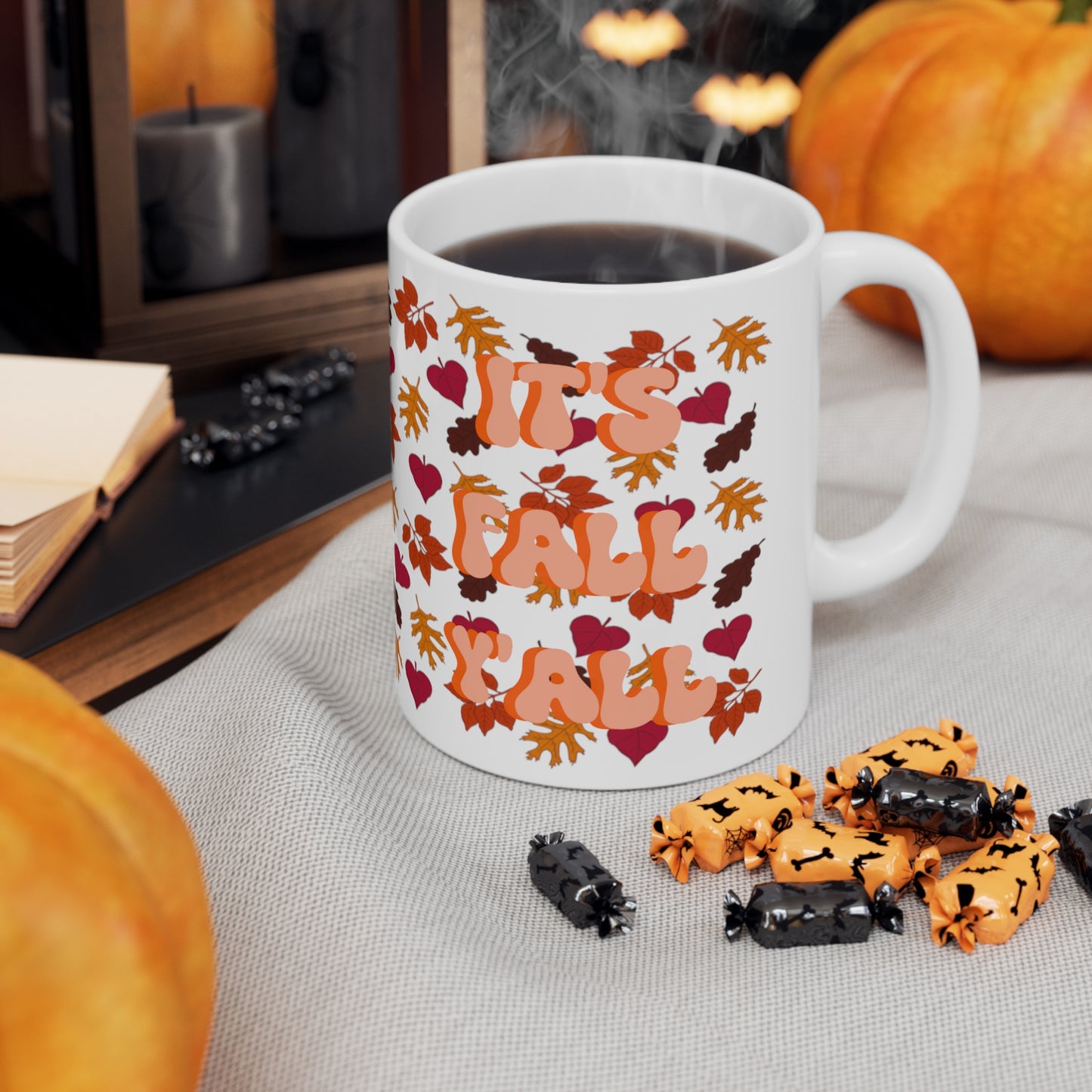 "It's Fall Y'all" Autumn Ceramic Mug 11oz