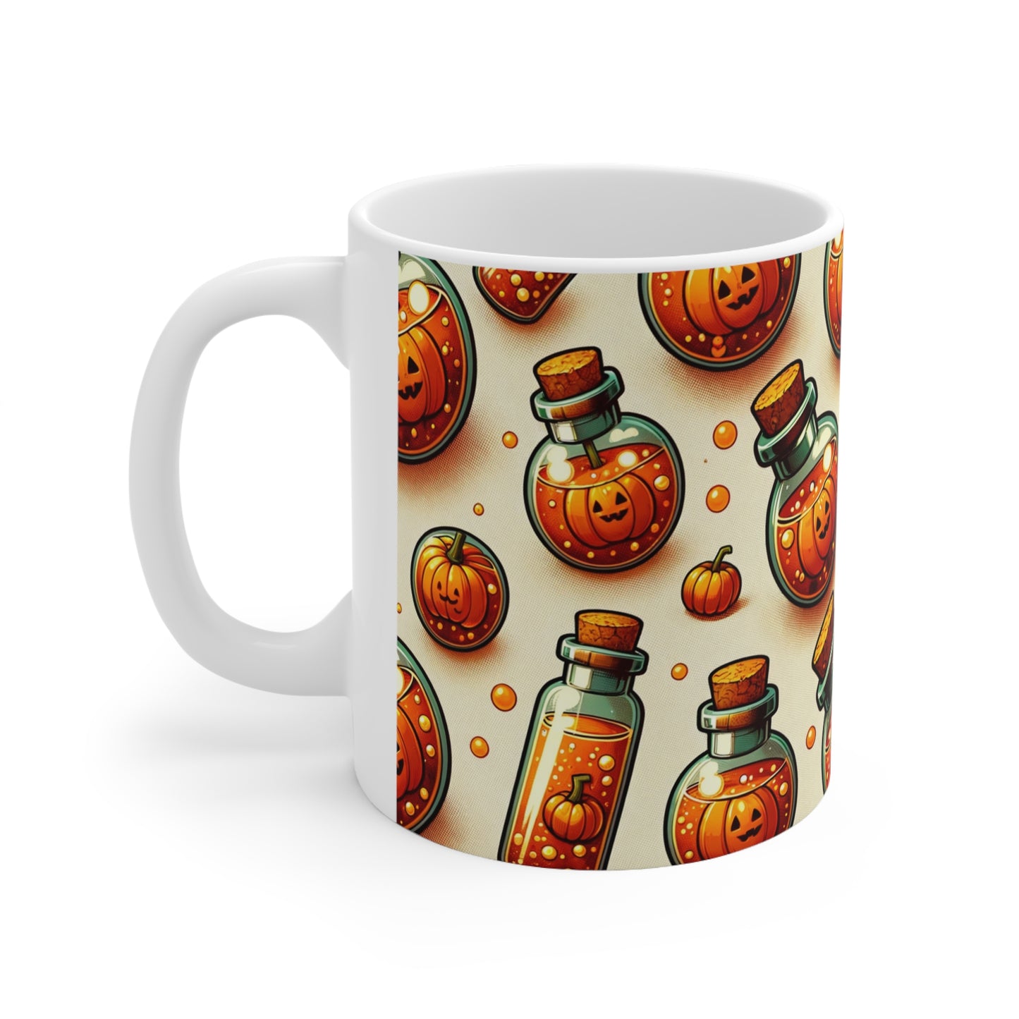 Pumpkin potion coffee cup. Coffee mug. Coffee cup. Tea cup. Witch cup. Halloween coffee cup.