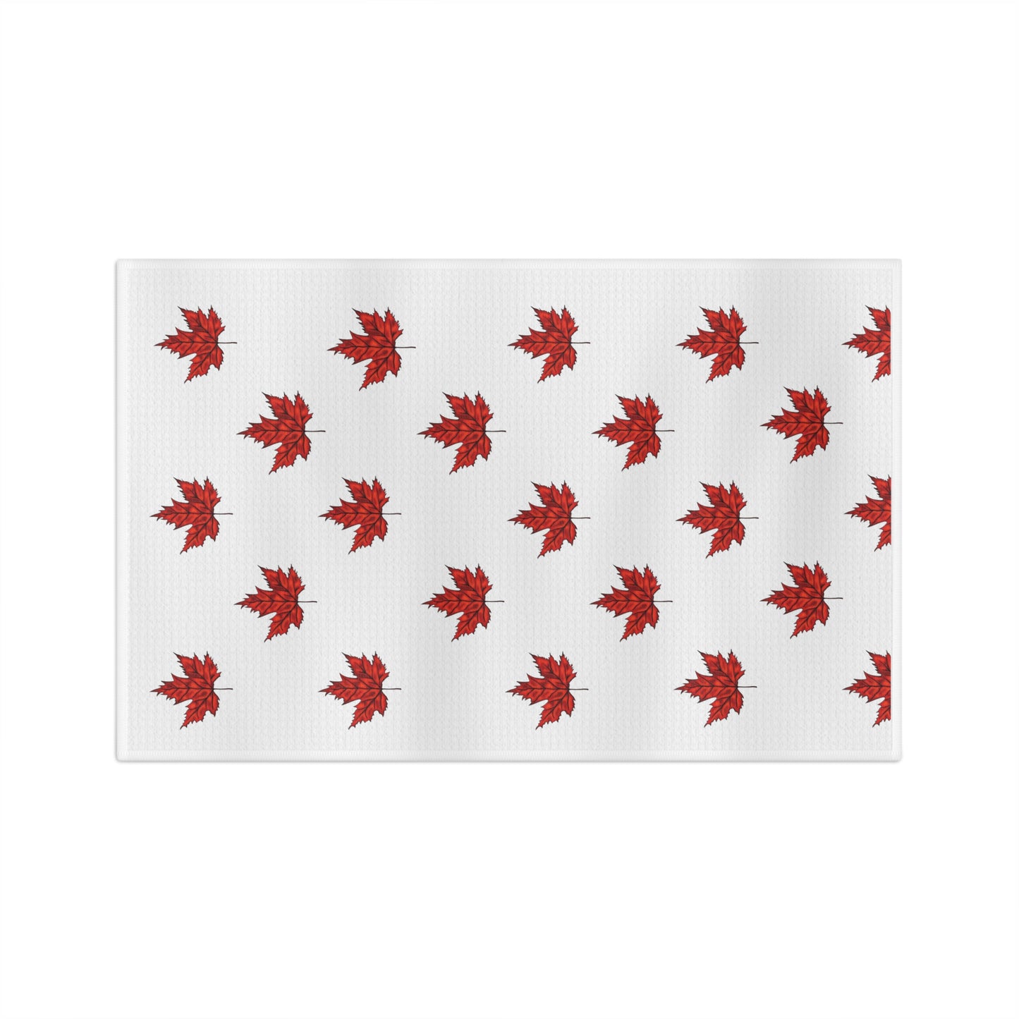 Luxuriously Soft Fall Maple Leaf Tea Towel