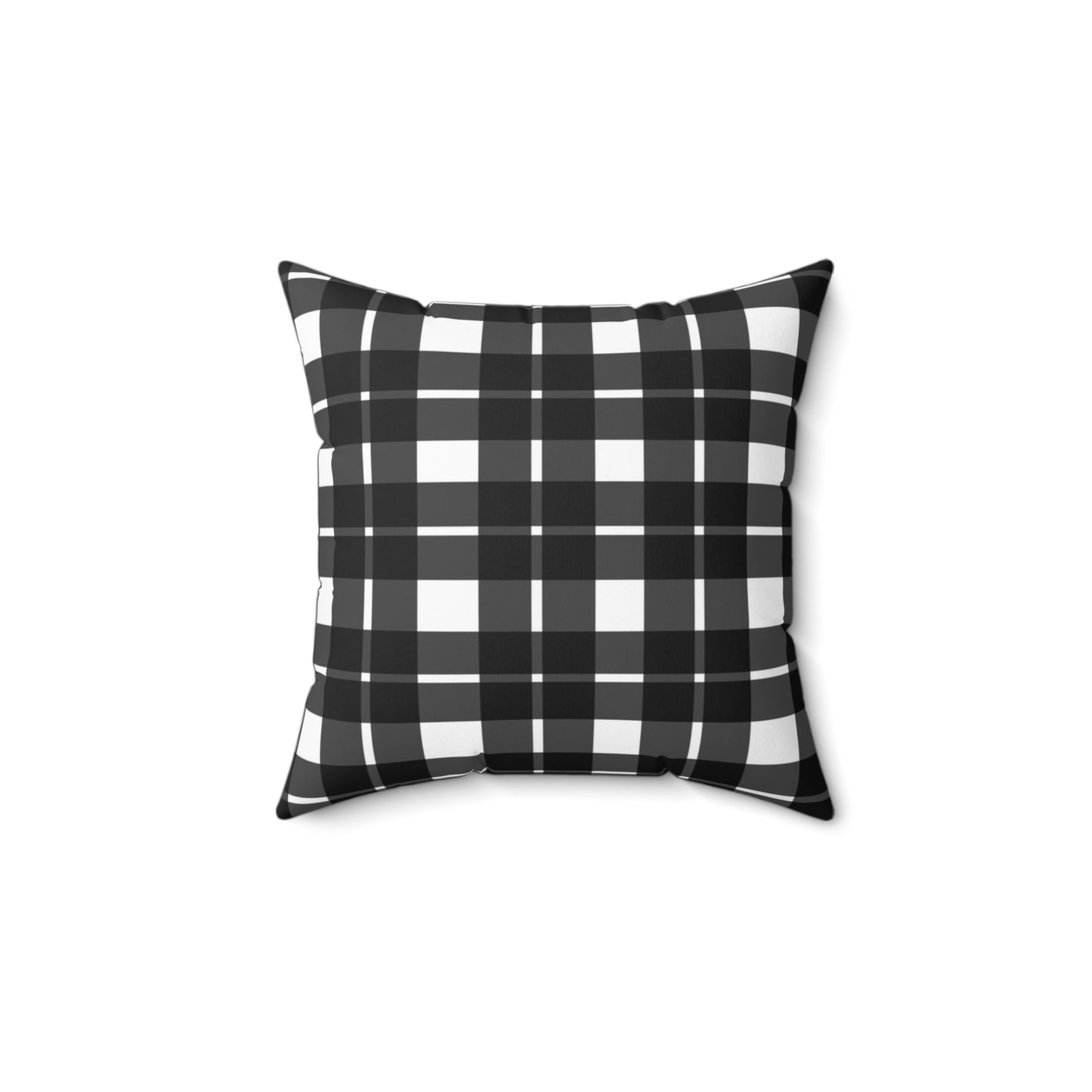 White Flannel Faux Suede Square Pillow