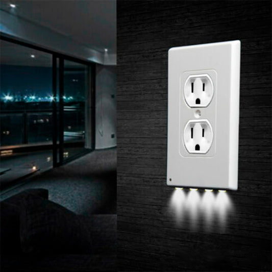 Durable Convenient Outlet Cover Duplex Wall Plate Led