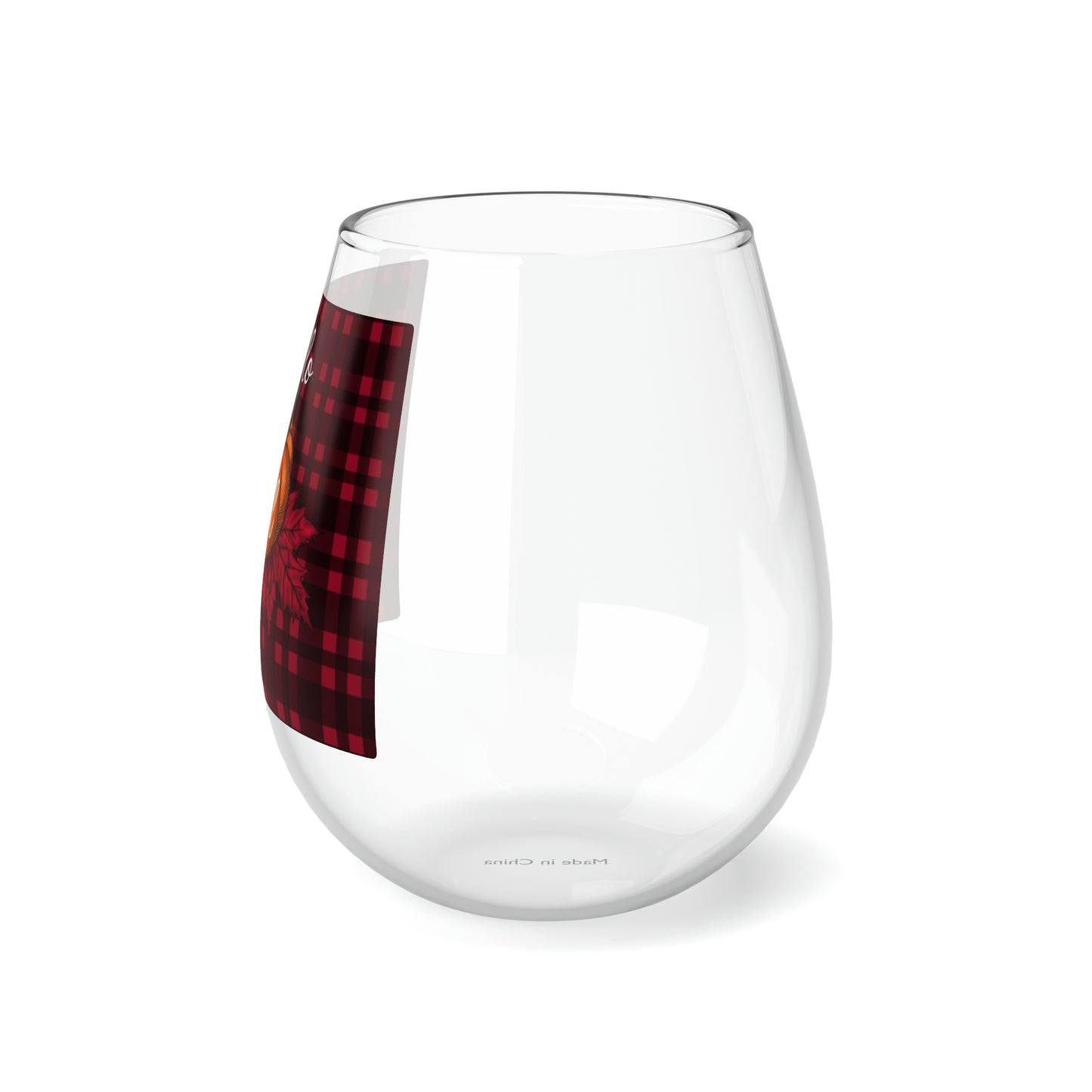 Hello Fall Stemless Wineglass