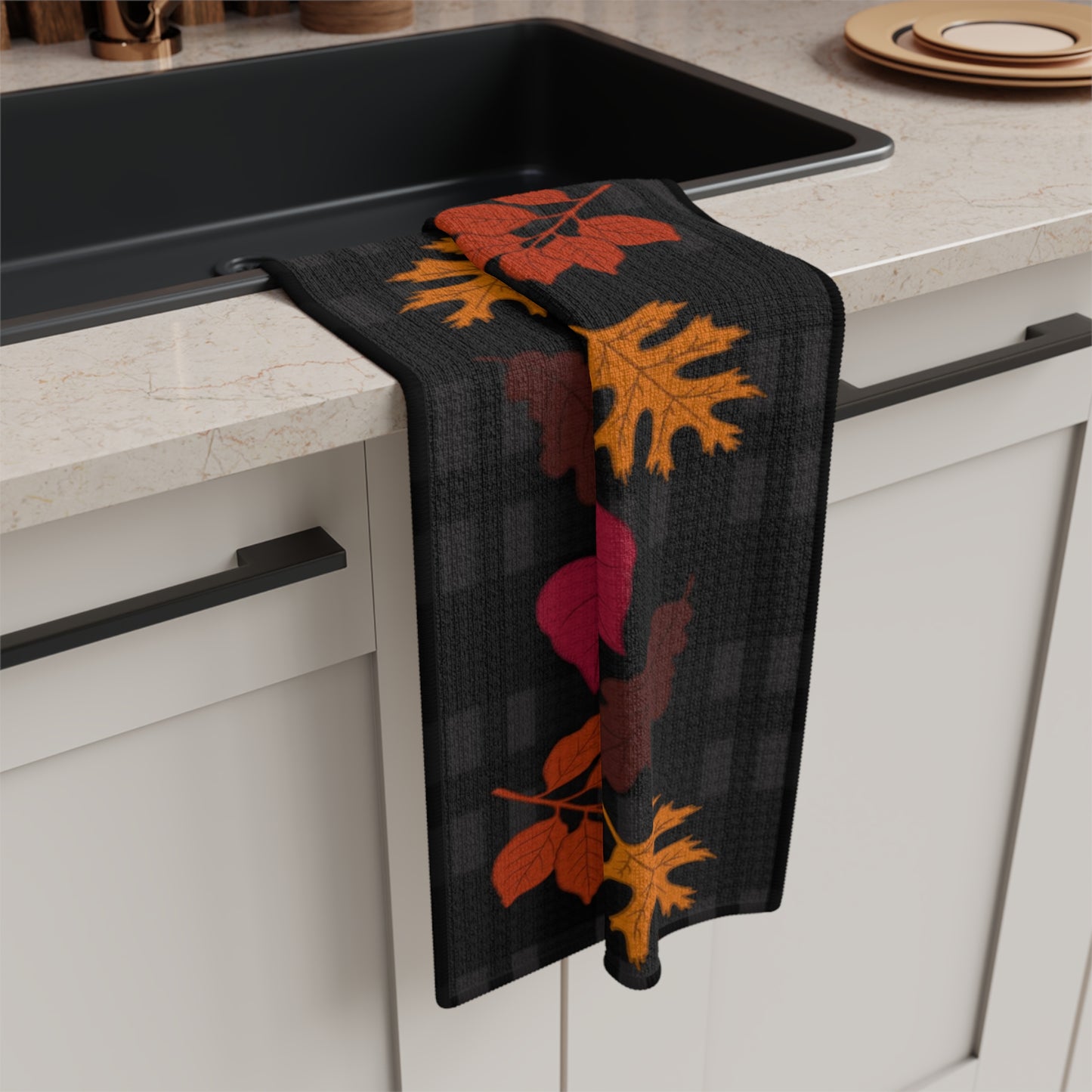 Autumn Leaves Tea Towel