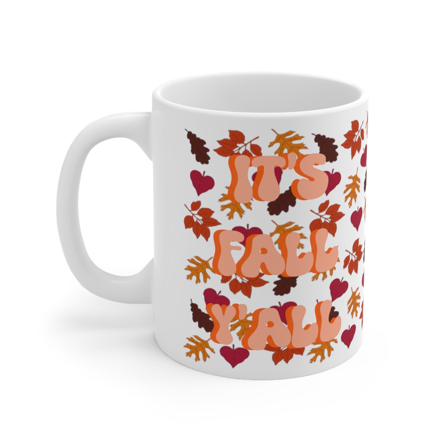 "It's Fall Y'all" Autumn Ceramic Mug 11oz