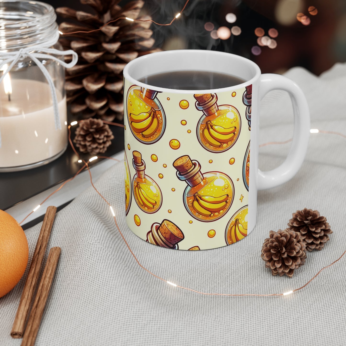 Banana potion coffee mug cup. Coffee cup. Coffee mug. Witch cup. Witch mug. Tea cup.