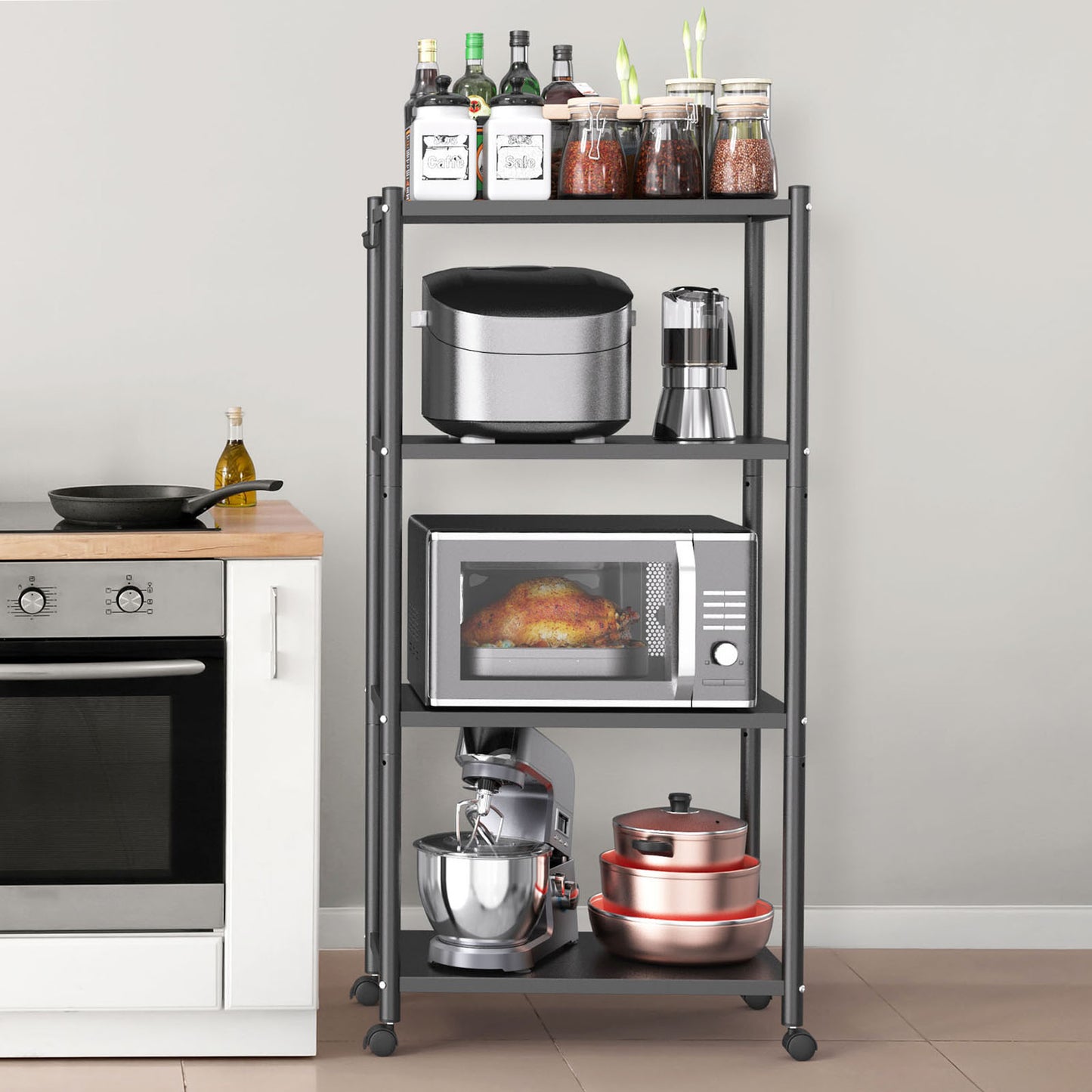 Heavy Duty Bakers Rack 4-Tier