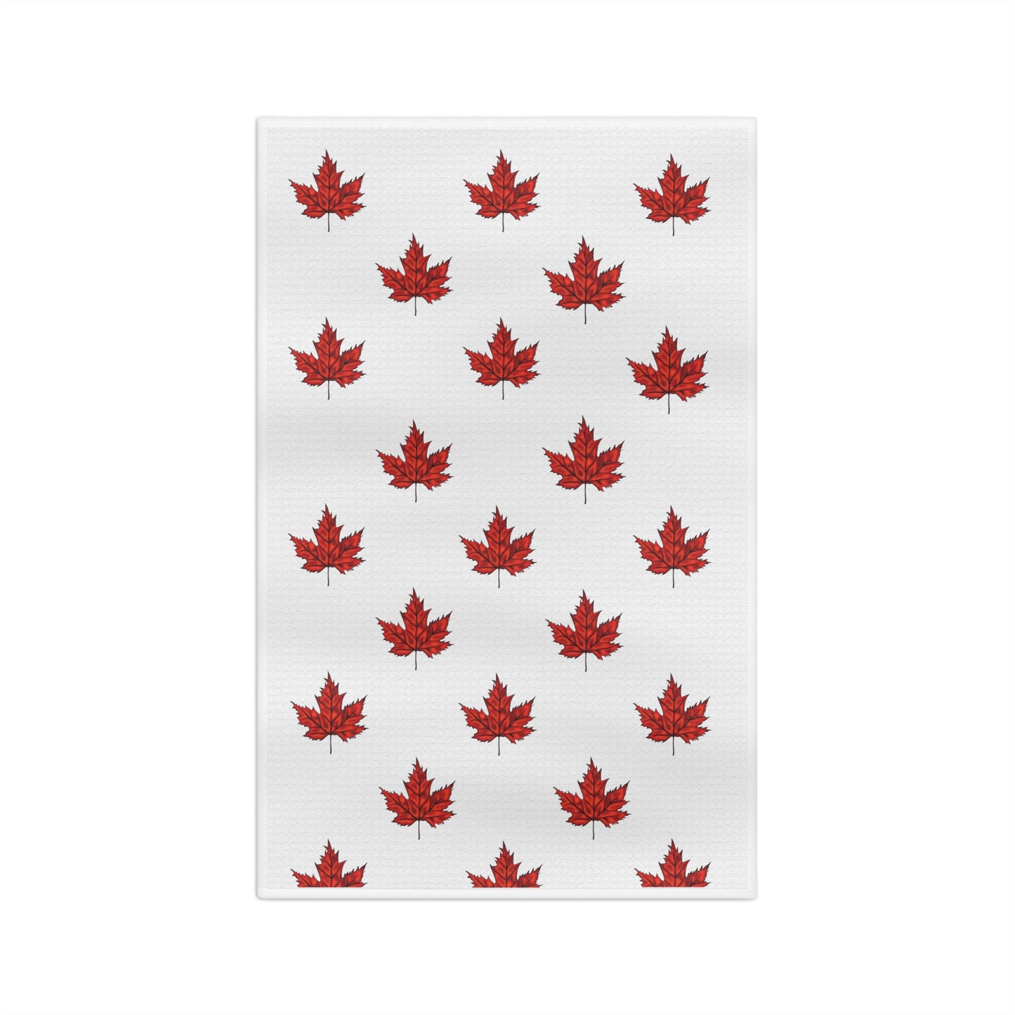 Luxuriously Soft Fall Maple Leaf Tea Towel