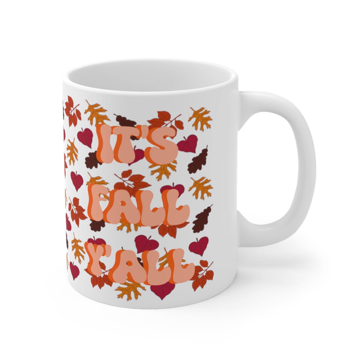 "It's Fall Y'all" Autumn Ceramic Mug 11oz