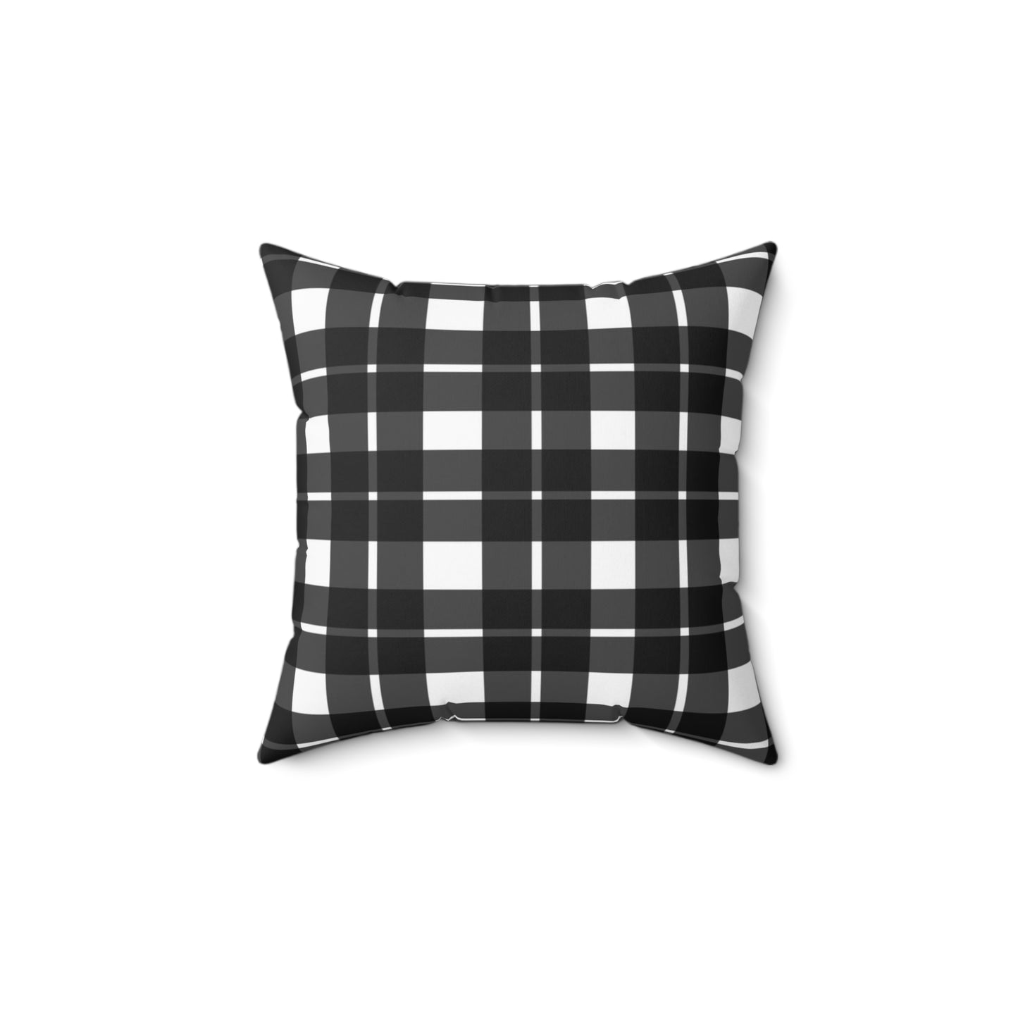 White Flannel Faux Suede Square Pillow