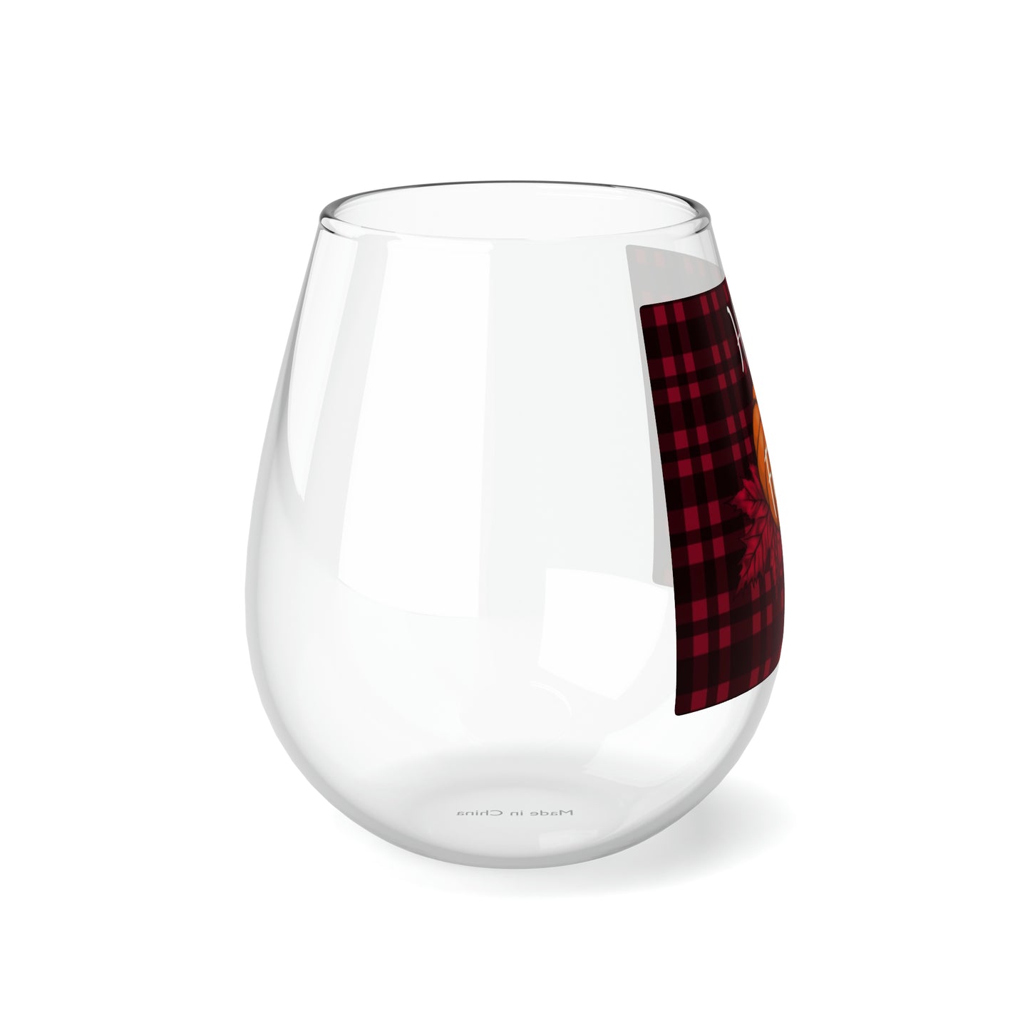 Hello Fall Stemless Wineglass